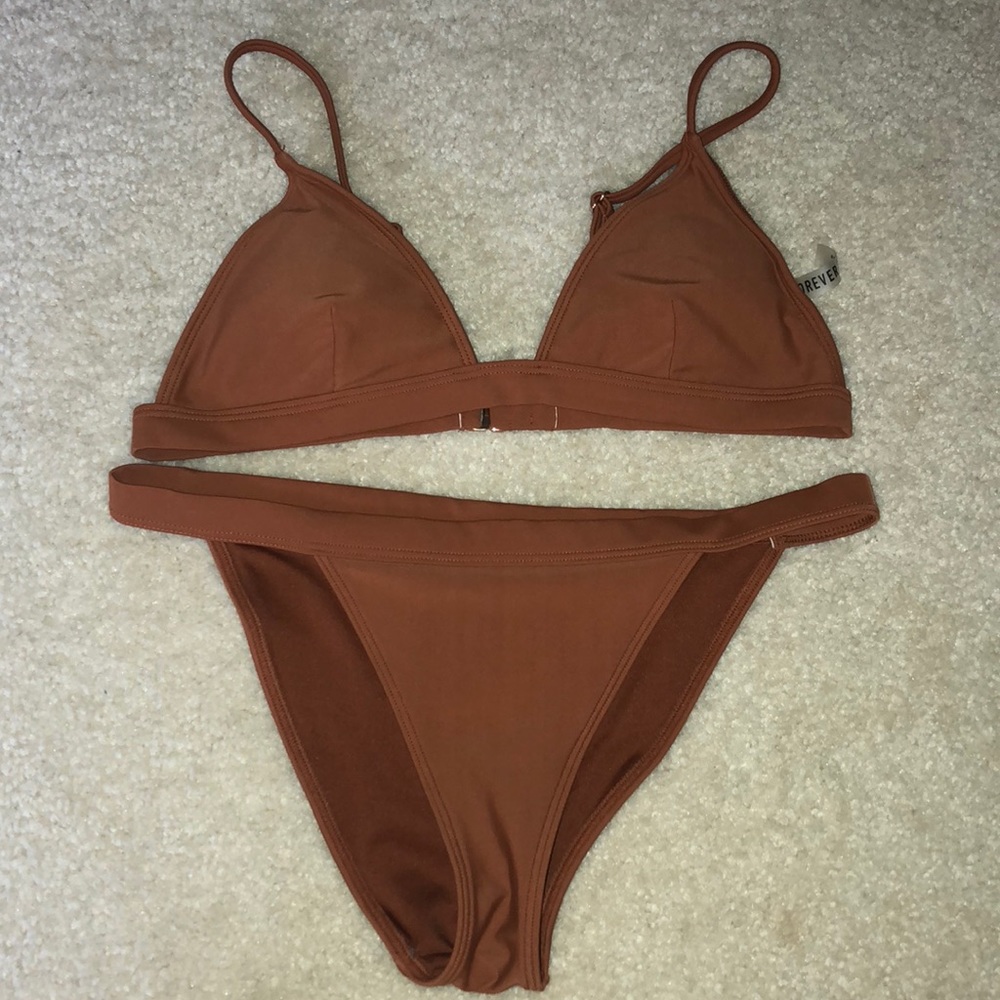 Rust colored Forever 21 bikini